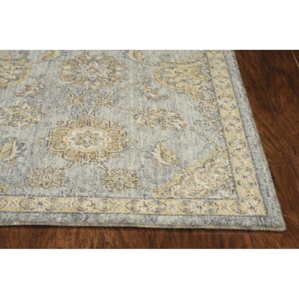 Homeroots 27 x 39 in. Sage Green Wool Rug 375269 - main